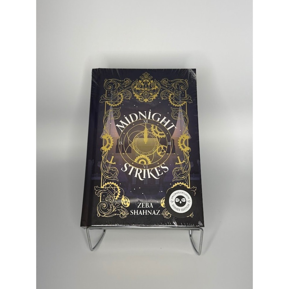 Midnight Strikes Zeba Shahnaz OwlCrate Exclusive Signed Edition Gilded Hardcover